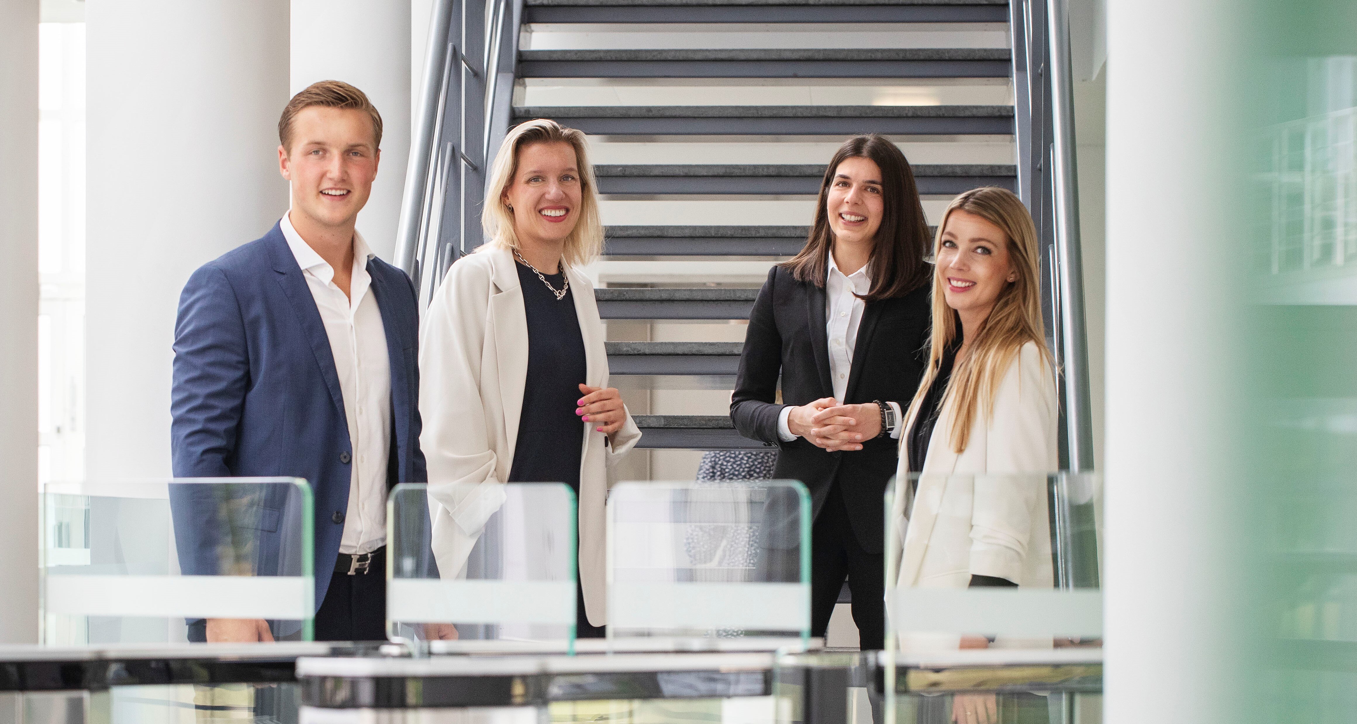 Picture of the Investor relation team. From left to right: Otto, Ellen, Aleksandra and Hannah.